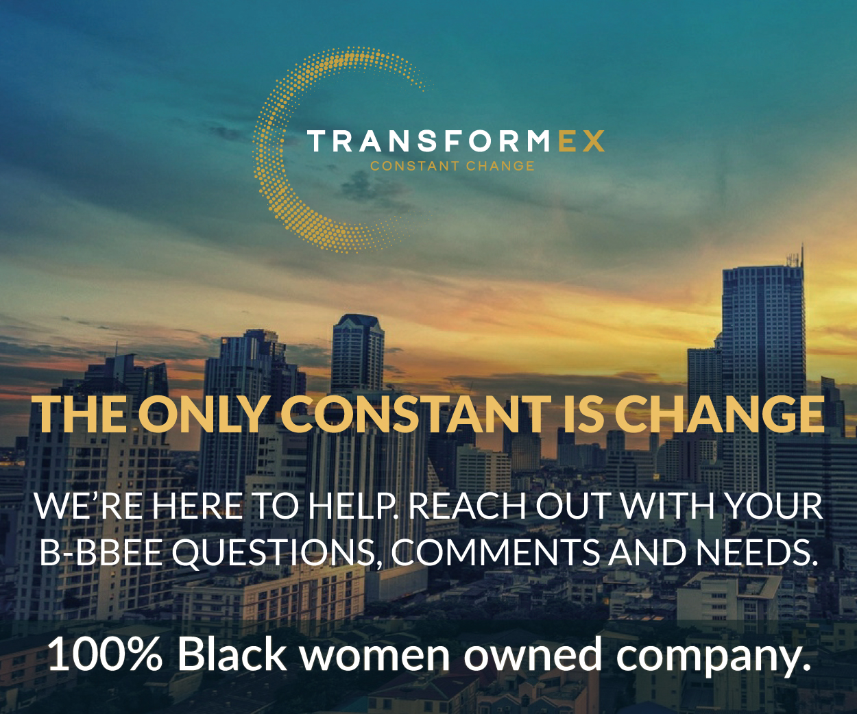 Transformex CC classified banner