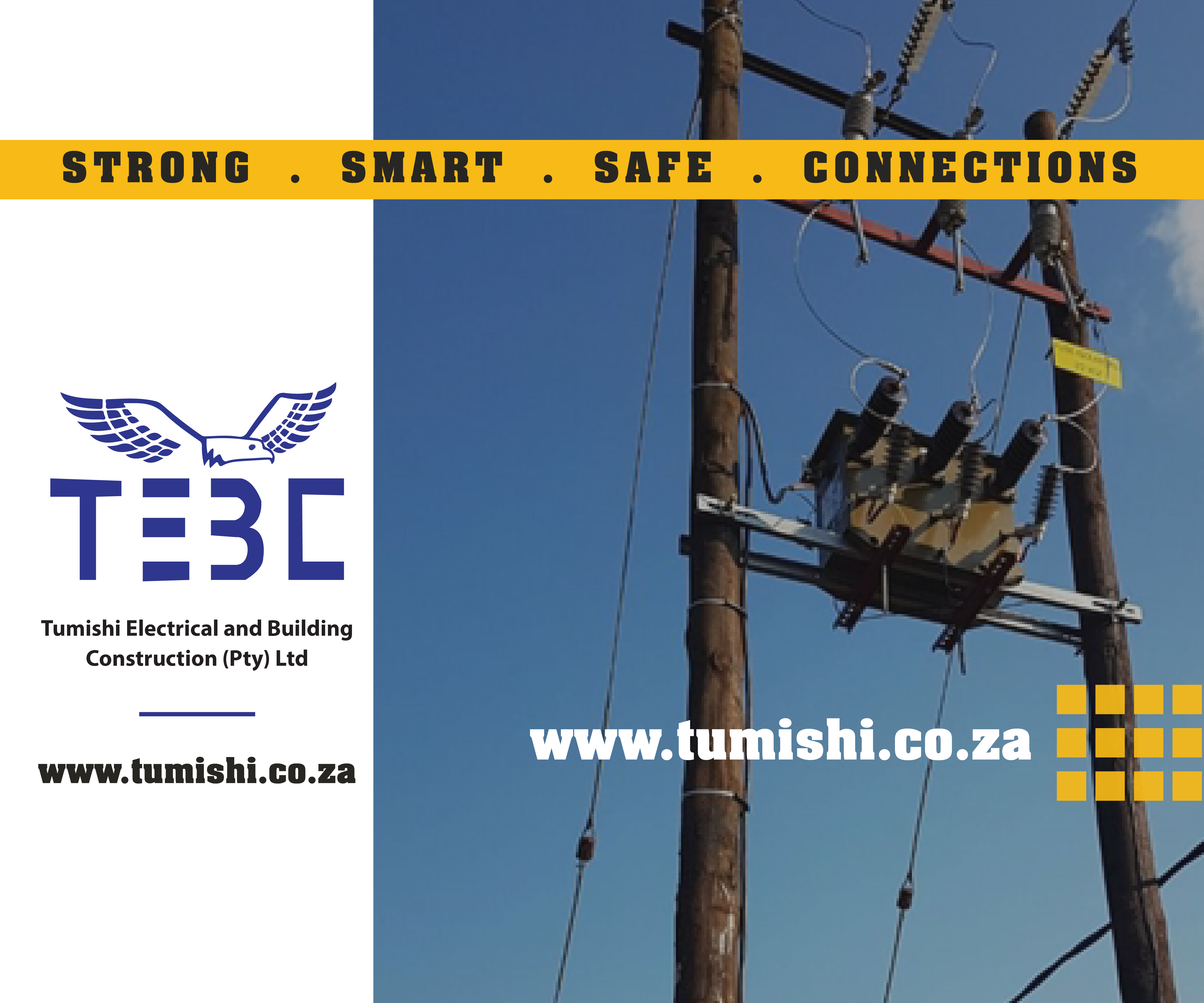 Tumishi Electrical and Building Construction (Pty) Ltd classified banner
