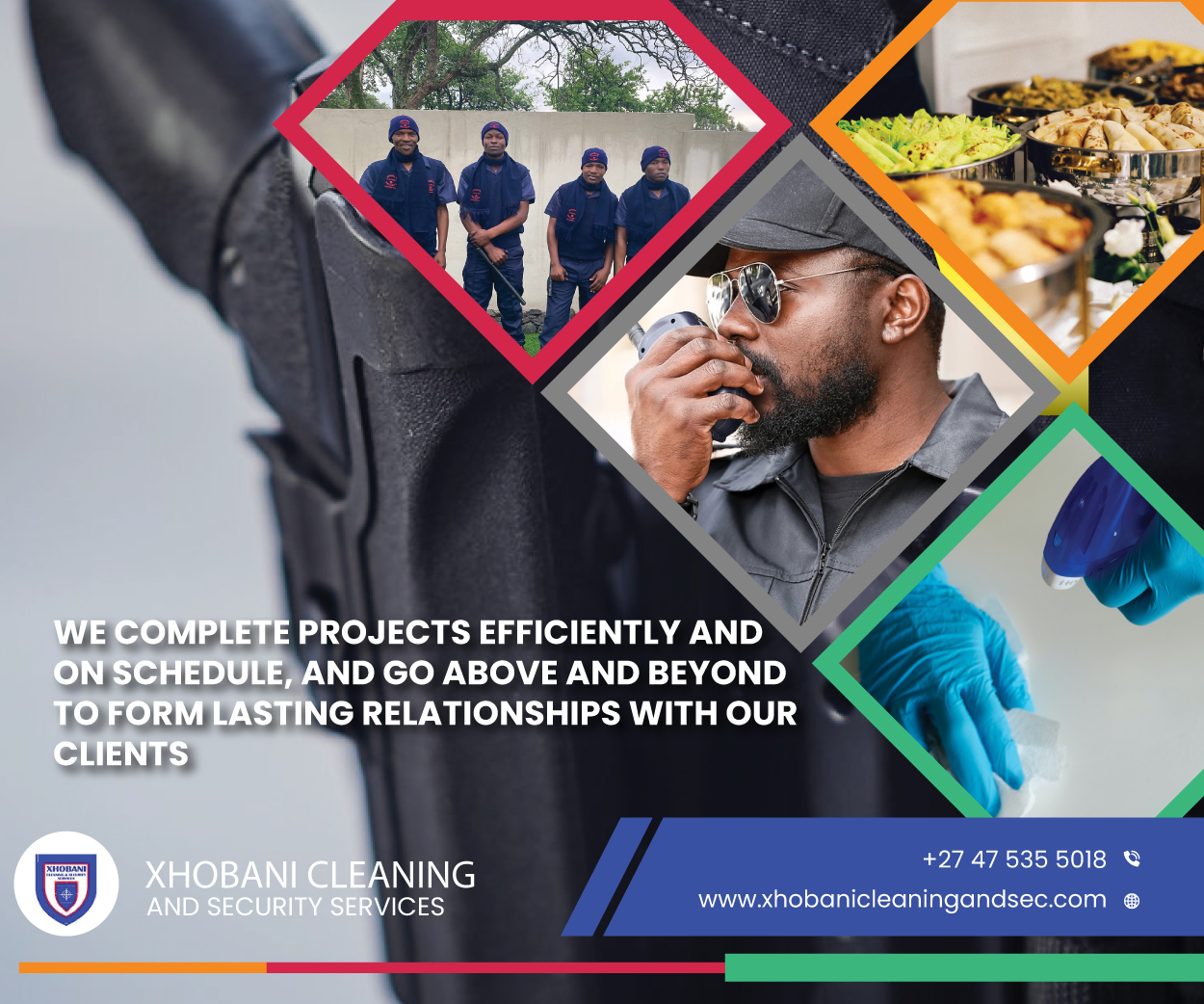 Xhobani Cleaning and Security. classified banner