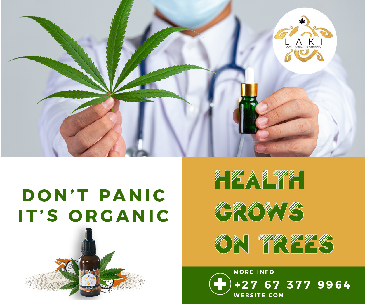 Laki Healthcare classified banner