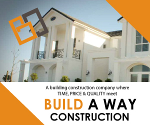 Build a Way Construction classified banner