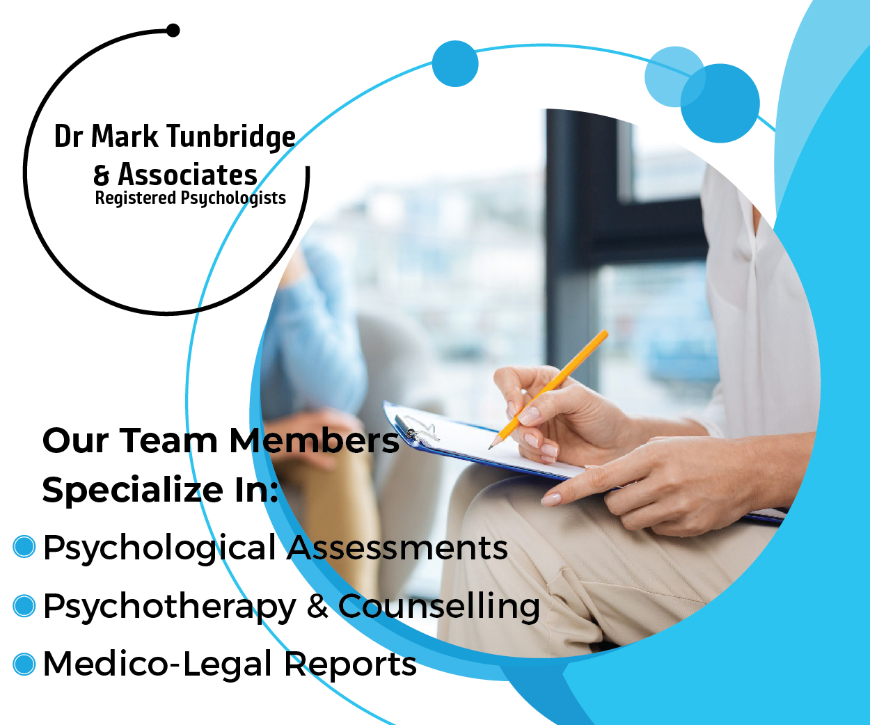 Dr Mark Tunbridge & Associates classified banner