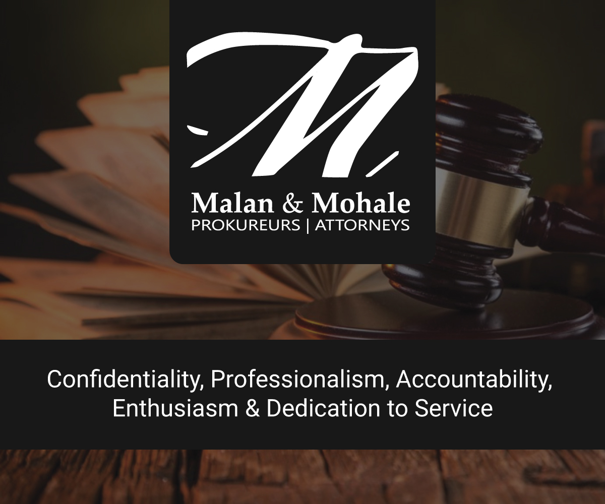 Malan & Mohale Attorneys classified banner