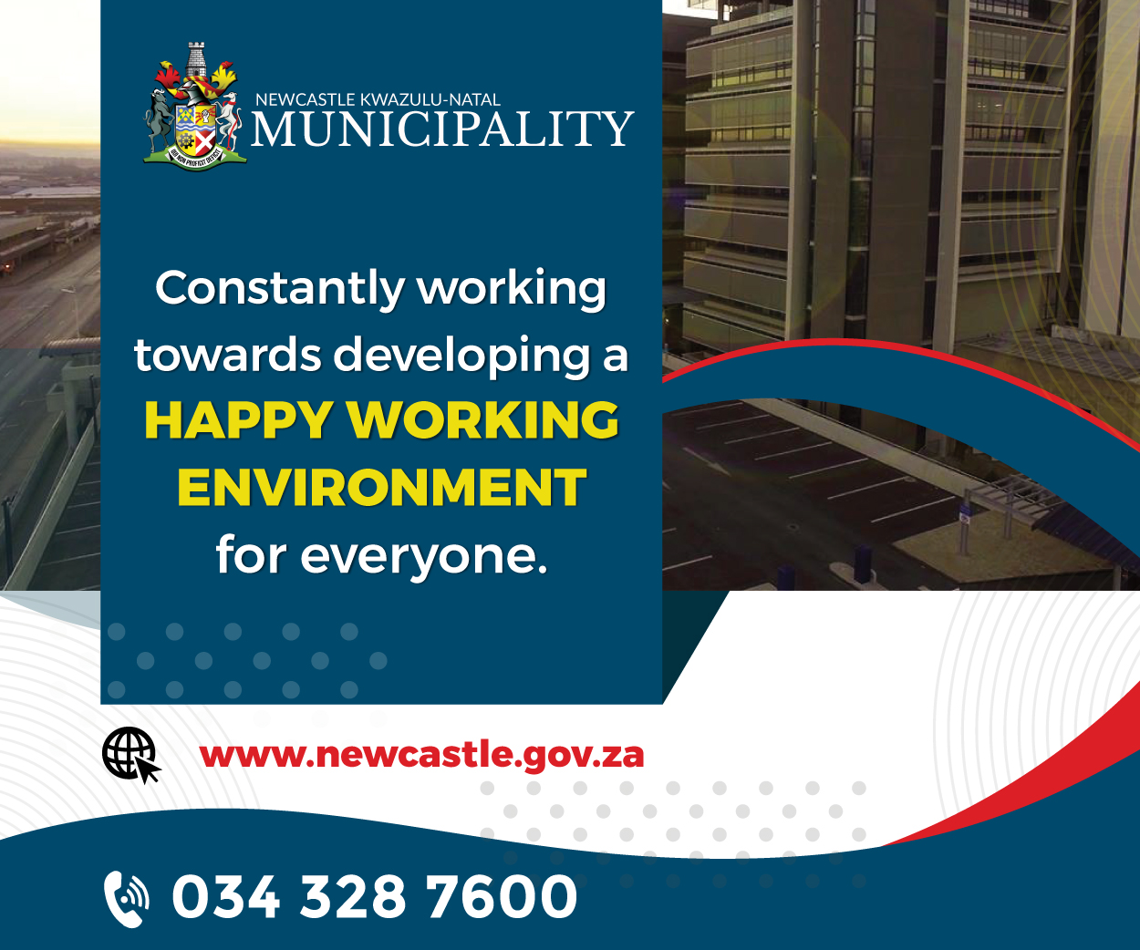 Newcastle Local Municipality classified banner