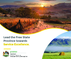 Free State Office of the Premier classified banner