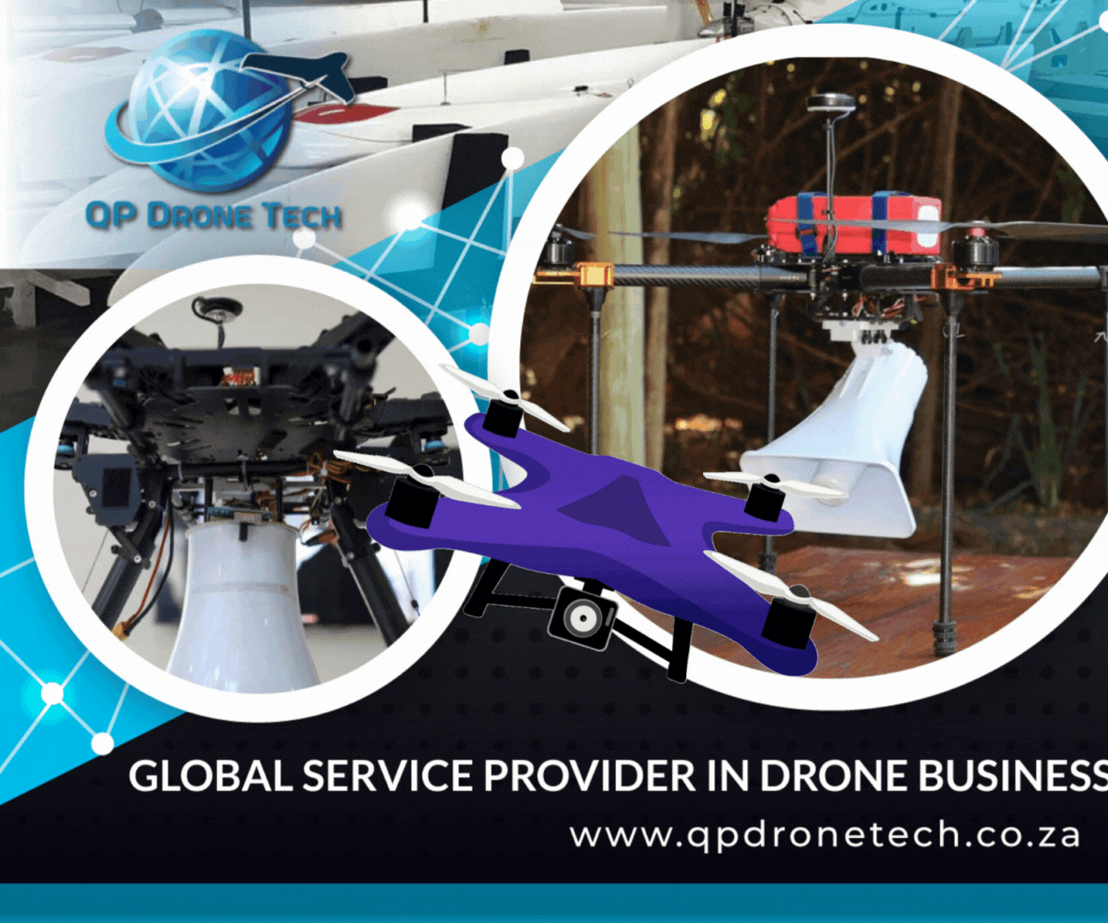 QP Drone Tech classified banner