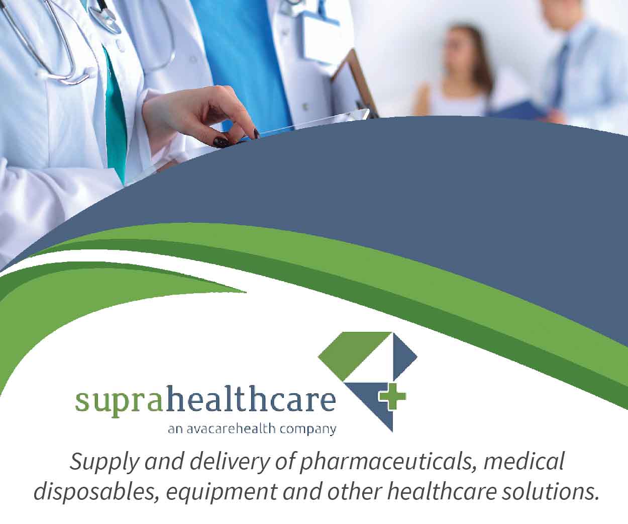 Supra Healthcare classified banner