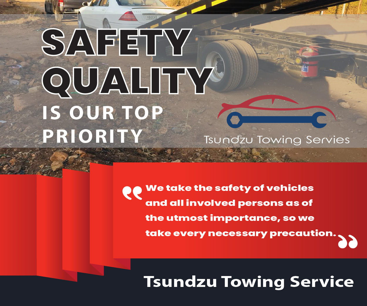 Tsundzu Towing Services classified banner