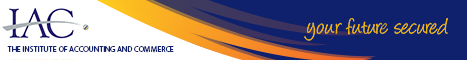 The Institute of Accounting and Commerce banner