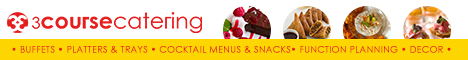 3 Course Catering banner