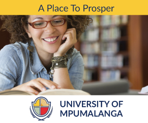 University of Mpumalanga classified banner