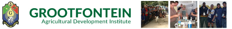 Grootfontein Agricultural Development Institute banner