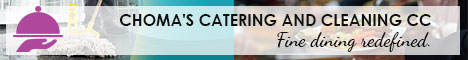 Choma's Catering And Cleaning CC banner