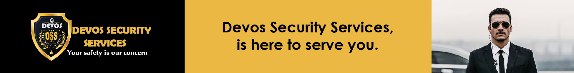 Devos Security Service banner