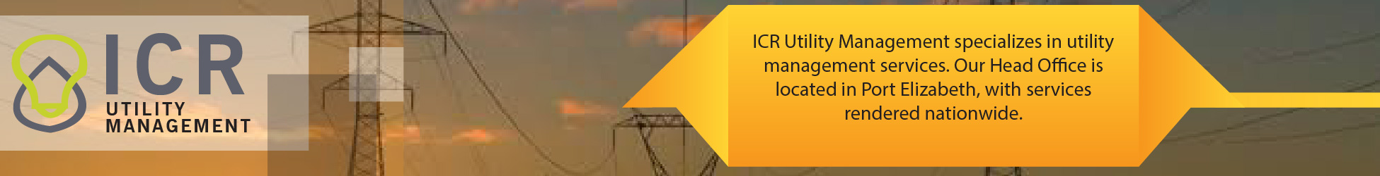 ICR Utility Management banner