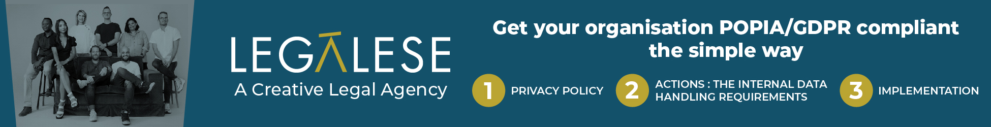Legalese - A Creative Legal Agency banner