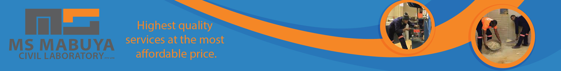 MS Mabuya Civil Laboratory banner