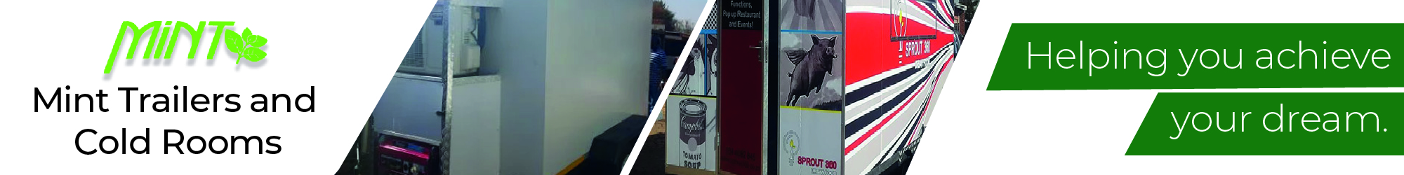 Mint Trailers and Cold Rooms banner