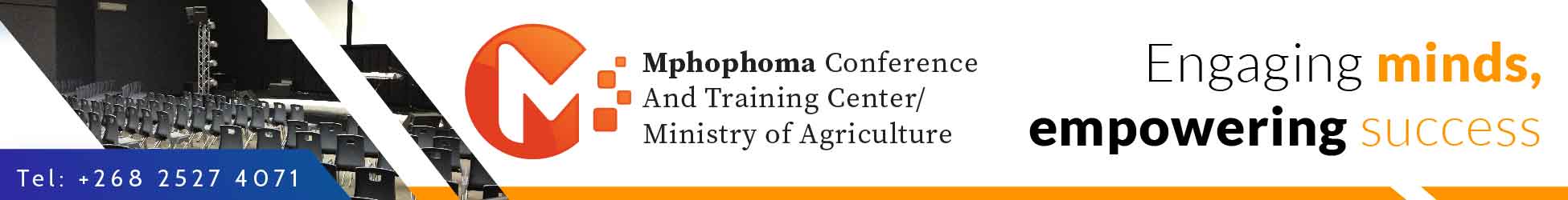 Mphophoma Conference And Training Center / Ministry of Agriculture banner