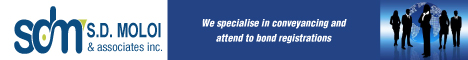 S D Moloi & Associates Inc banner