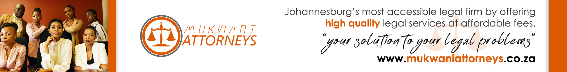 T Mukwani Attorneys banner