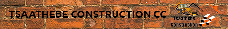 Tsaathebe Construction CC banner