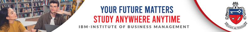 Institute of Business Management - IBM banner