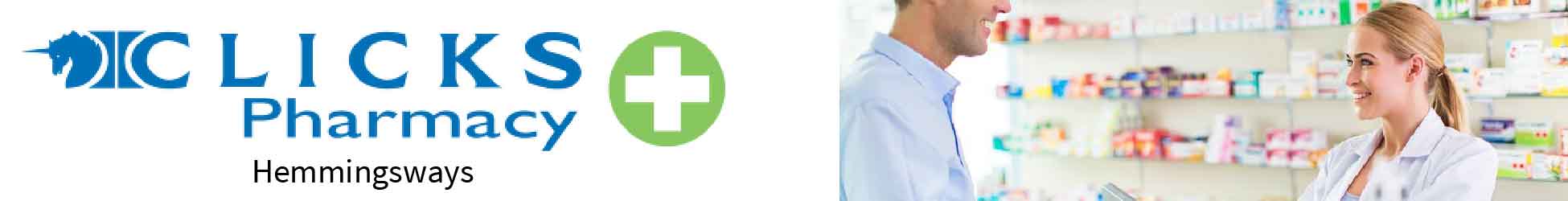 Clicks Pharmacy - Hemmingways banner