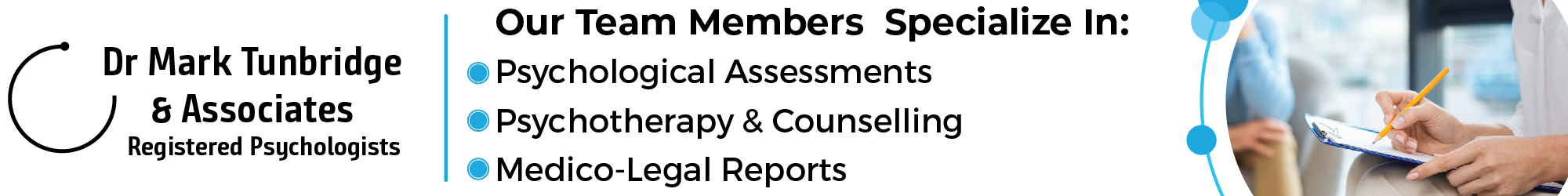 Dr Mark Tunbridge & Associates banner