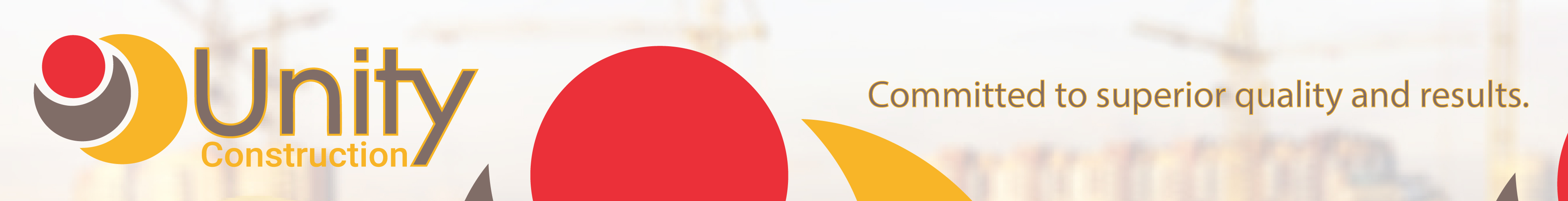 Unity Construction banner